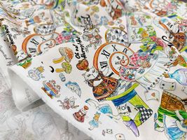 『Hoyoka』Alice in Nyanderlandのシーチングプリント_拡大イメージ