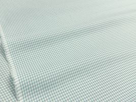 【現品限り特価】Exclusive Collection ミントブルーの西脇産先染100双クロス_拡大イメージ