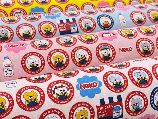 コットンこばやし ペロNEKOちゃんのコットンキャンバスプリント
