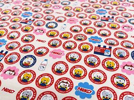 コットンこばやし ペロNEKOちゃんのコットンキャンバスプリント_拡大イメージ