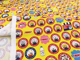 コットンこばやし ペロNEKOちゃんのコットンキャンバスプリント_拡大イメージ