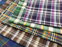 Exclusive Collection 西脇産先染綿麻マドラスチェック_拡大イメージ