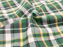 Exclusive Collection 西脇産先染綿麻マドラスチェック_拡大イメージ