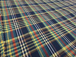 Exclusive Collection 西脇産先染綿麻マドラスチェック_拡大イメージ