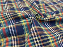 Exclusive Collection 西脇産先染綿麻マドラスチェック_拡大イメージ