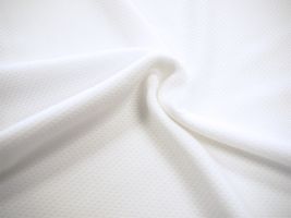 クールクロスニット無地ホワイト