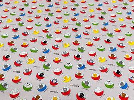 コットンこばやし ガチャ猫のコットンキャンバスプリント_拡大イメージ