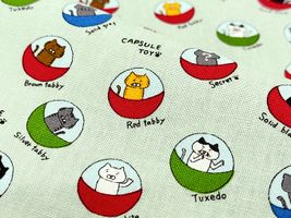コットンこばやし ガチャ猫のコットンキャンバスプリント_拡大イメージ