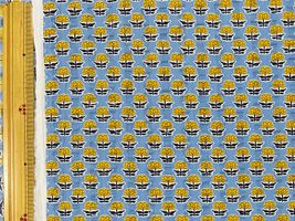 可愛らしい小花のリップルプリントヒヤシンス