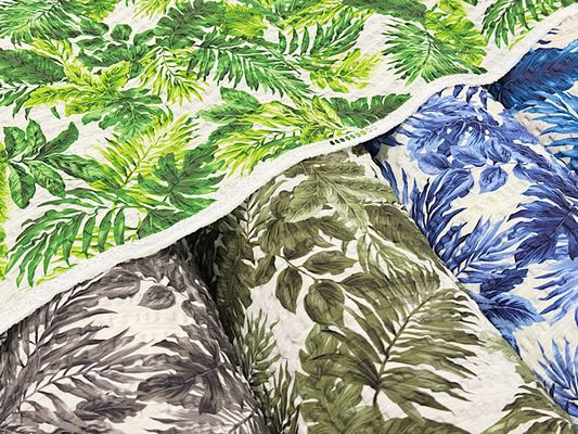 ハワイアンモンステラのリップルプリント