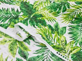 ハワイアンモンステラのリップルプリント_拡大イメージ