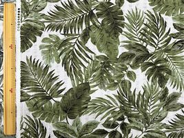 ハワイアンモンステラのリップルプリントダークグリーン