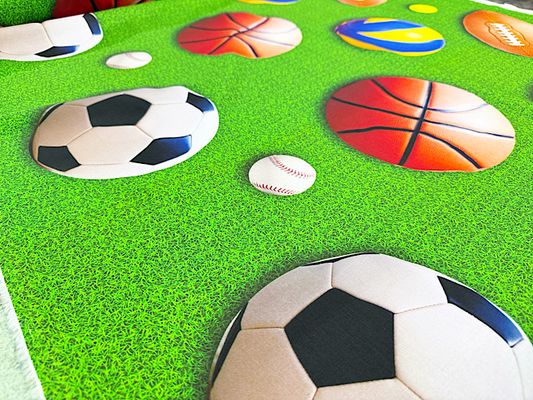 【現品限り特価】リアルサイズなボールのシーチングプリント2