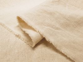 ナチュラルカラーの綿麻キャンバス無地ピンクベージュ