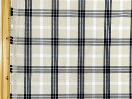 【現品限り特価】広幅 先染めギャバジンチェックベージュ