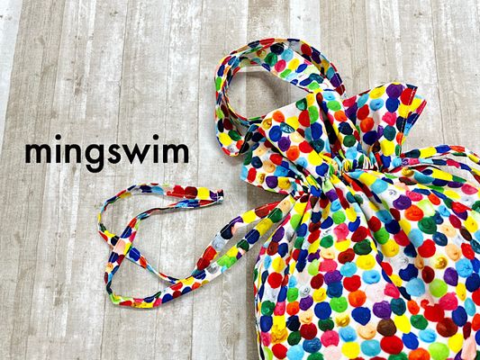 ■完売しました■『mingswim(ミンスイ)』カラフルインクドット