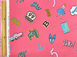 シャーティングプリント小関鈴子コレクション「レトロアメリカン」ピンク