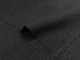 やわらかハーフリネンキャンバス無地「サブレ」ブラック