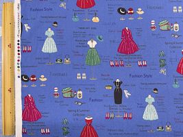 シャーティングプリント 小関鈴子コレクション「Fashion style」ブルーベリー