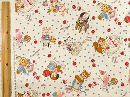 シャーティングプリント 松山敦子30`sCollection「アニマルソーイング」アイボリー