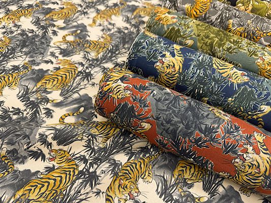 【現品限り特価】ヴィンテージシーチングプリントCreate Your Style「虎」
