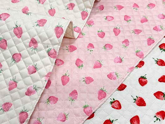 いちごのオックスプリントキルティング