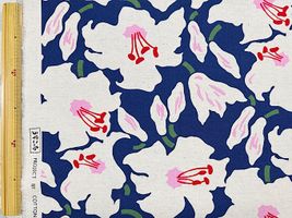 コットンこばやし綿麻キャンバスプリント「百合」_拡大イメージ