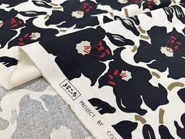 コットンこばやし綿麻キャンバスプリント「百合」_拡大イメージ