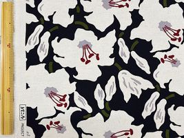 コットンこばやし綿麻キャンバスプリント「百合」_拡大イメージ