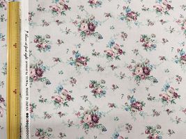 YUWA70マスターローンプリント「薔薇のブーケ」グレー