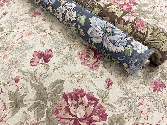 こうの早苗×YUWA ロイヤルリネンプリント「Flower scent」