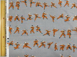 【現品限り特価】my piece of fabric カンフーの60ローンプリント_拡大イメージ