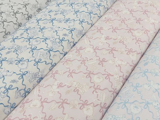 青木美沙子×クラシカルモダン 広幅ポリエステルプリント「マイルーム」