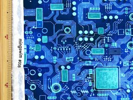 『mingswim(ミンスイ)』 NEON電子回路ブルー系