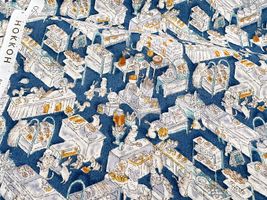 my piece of fabric 60ローンプリント「アニマル・ベーカリー」_拡大イメージ