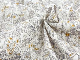 my piece of fabric 60ローンプリント「アニマル・ベーカリー」_拡大イメージ