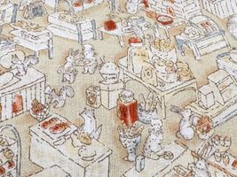 my piece of fabric 60ローンプリント「アニマル・ベーカリー」_拡大イメージ