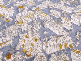 my piece of fabric 60ローンプリント「アニマル・ベーカリー」_拡大イメージ