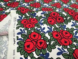 コットンこばやし コットンキャンバスプリント「ポタリーローズ」_拡大イメージ