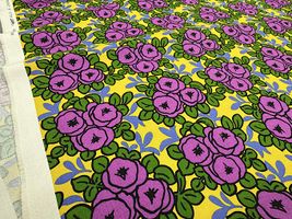 コットンこばやし コットンキャンバスプリント「ポタリーローズ」_拡大イメージ