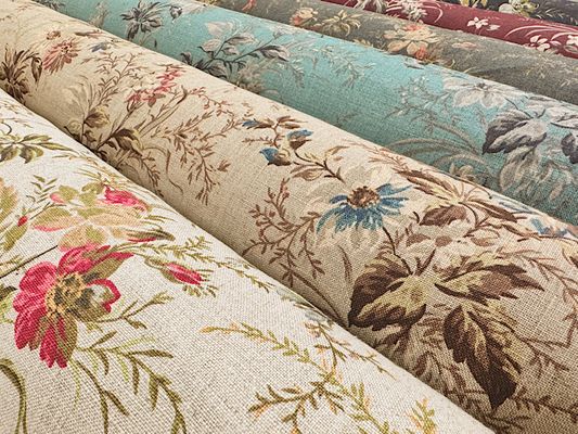 YUWAロイヤルソフトリネンプリント「Healing flowers」