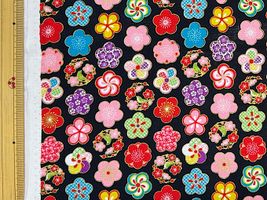 スケアープリント 金華物語「鶯と梅」黒