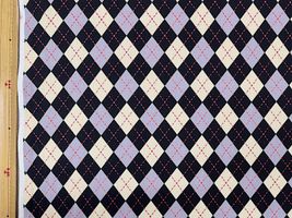 オックスプリント「アーガイルチェック/ARGYLE」ブラック系