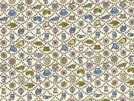 ボタニカルスケアープリント「ガーデニング」_拡大イメージ