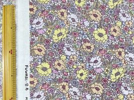 ボタニカルスケアープリント「フラワーガーデン」ペールピンク