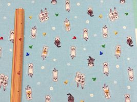 コッカ ラッコ推しのシーチングパネルプリント_拡大イメージ