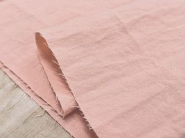 お洋服づくりのためのコットンワッシャークロス「ファボリ」パウダーピンク