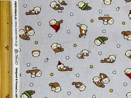 【期間限定特別価格】ラッコちゃんのシーチングプリント_拡大イメージ