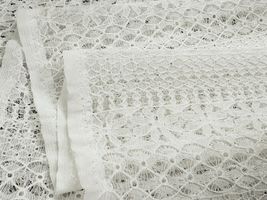 【現品限り特価】フラワーコードラッセルレース_拡大イメージ