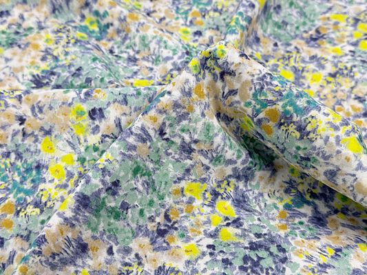 【期間限定特別価格】60ローンプリント「水彩調のボタニカル」